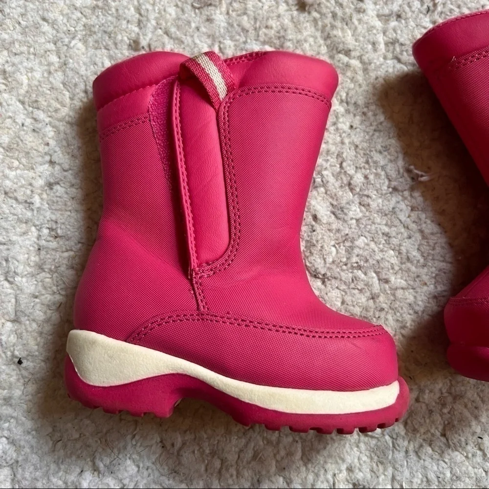 Lands' End Kids Pink Winter Boots Size 6M